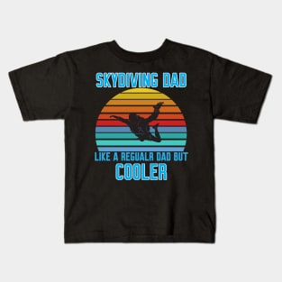Funny Skydiving Dad Kids T-Shirt